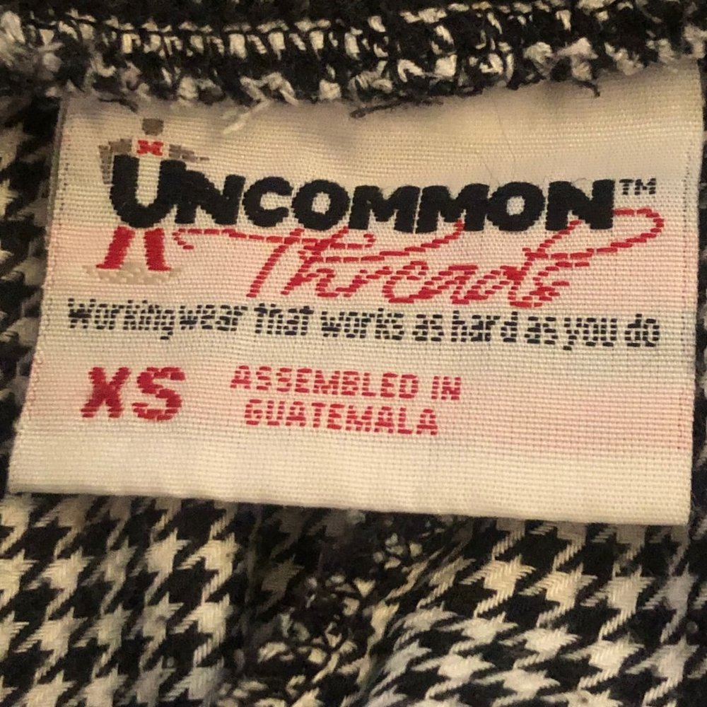 Uncommon Threads Checked Chef Pants, Size XS - Picture 4 of 7